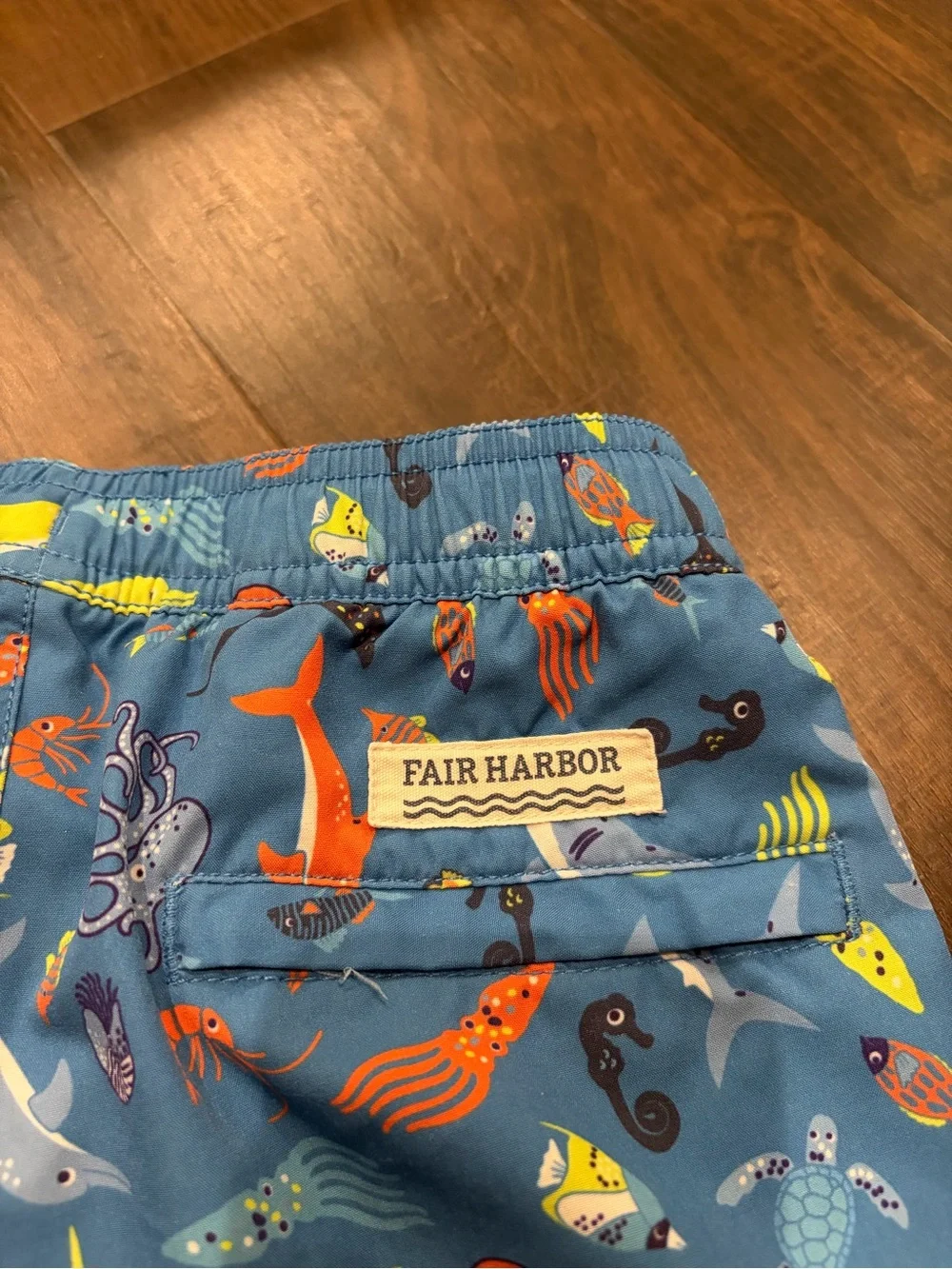 Fair Harbor Reef Friends Swim Trunks Boys Small